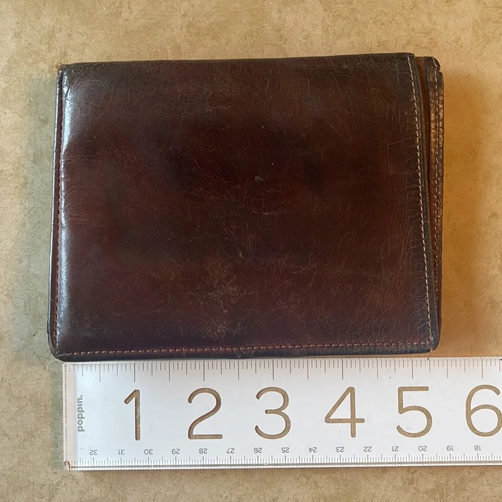 Coach Bi-Fold Brown Leather Wallet